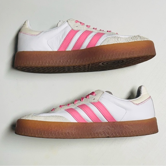 Adidas Sambae ‘Cloud White Pink Bliss’ Sz 11W/10M - Picture 4 of 8